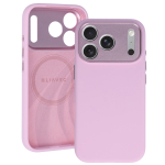 Liavec Silk Shield Case with Metal Camera Frame for Iphone 18 Pro/17 Pro pink