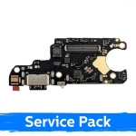 Charging Port Compatible With Xiaomi Redmi Note 15 4G with Flex / Plata (Service Pack)