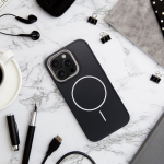 Case for iPhone 18 Pro / 17 Pro Frame Mag Cover compatible with MagSafe black