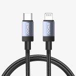Must punutud kaabel BWOO BO-X401CL, USB-C&ndash;Lightning, 1 m, PD 30 W