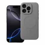 SILICONE MAG &Uuml;MBRIS compatible with MagSafe jaoks IPHONE 16 Pro titanium hall