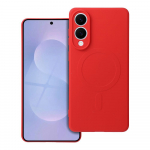 SILICONE MAG &Uuml;MBRIS compatible with MagSafe jaoks SAMSUNG S25 Edge punane