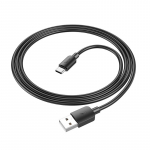 Kabelis USB A į USB C Hoco PD 2,4A 27W 1 m X96 juodas