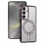 Bling Magsafe &Uuml;mbris jaoks Samsung Galaxy A26 5G purple