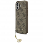 Guess 4G Charms Collection MagSafe &uuml;mbris jaoks iPhone 17 - brown
