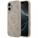 Guess 4G Ring Classic Logo MagSafe &Uuml;mbris jaoks iPhone 17 - Roosa
