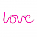 Neon LED Light LOVE roosa Bat + USB FLNE05 Forever Light