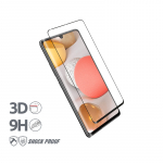 Crong 3D Armor Glass Full Glue 9H karastatud ekraanikaitseklaas seadmele Samsung Galaxy A42 5G, paigaldusraamiga