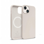Crong Color Cover Magnetic &uuml;mbris seadmele iPhone 14 Plus, MagSafe'iga &uuml;hilduv, kivibeež