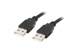 Lanberg CA-USBA-20CU-0018-BK USB cable 1.8m 2.0 USB A must