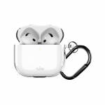 Puro 0.3 Nude &uuml;mbris AirPods 4 jaoks - l&auml;bipaistev