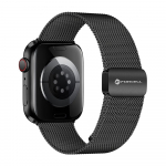 FORCELL F-DESIGN FA14 magnetinis nerūdijančio plieno dirželis APPLE laikrodžiui 38 / 40 / 41 mm juodas