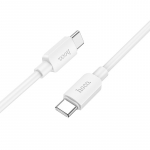 Kabelis USB C į USB C Hoco 3A 60W 1 m X96 baltas