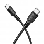 Borofone Kaabel BX116 Certain - Type C to Type C - PD 60W 3A 1 metre must