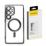 Wozinsky Electroplated &Uuml;mbris with Magsafe jaoks Samsung Galaxy S25+ - must