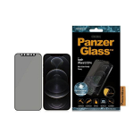 PanzerGlass E2E Super+ Microfracture antibacterial privaatsus karastatud klaas jaoks iPhone 12 / 12 Pro - with must raamiga