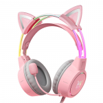 ONIKUMA X15Pro Gaming K&otilde;rvaklapid roosa/Cat Ears