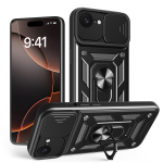 "Defender Slide" dėklas iPhone 16e / 17e, juodas