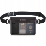 TECH-PROTECT UNIVERSALUS Vandeniui atsparus dėklas PILKAS/SKAIDRUS