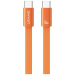 Laidas USAMS U96 60W USB-C į USB-C 1.2m oranžinis