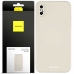 Spacecase silikoninis dėklas iPhone XS Max kaulo spalvos
