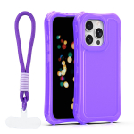Safepop &uuml;mbris rihmaga iPhone 15 Pro 6,1" jaoks lilla