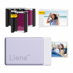 LIENE Pearl N200 Pro 2x3" kaasaskantav fotoprinter (lilla)