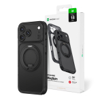 AmazingThing Titan Pro Spin Lens &uuml;mbris mudelile iPhone 18 Pro, p&ouml;&ouml;rleva r&otilde;ngaga ja paelakinnitusega, &uuml;hildub MagSafe'iga &ndash; v&auml;rv: must