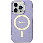 Guess GUHMN61HCMCGU iPhone 11 / Xr 6.1" lilla/lilla hardcase Glitter kuldne MagSafe