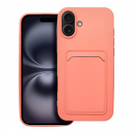 Dėklas telefonui CARD IPHONE 16 Plus rožinis
