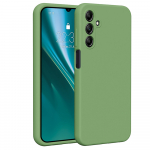 Etteri Silicone &uuml;mbris jaoks Samsung Galaxy A15 4G / A15 5G light roheline