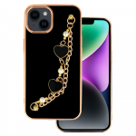 Madingas dėklas telefonui Iphone 14 Plus dizainas 3 juoda
