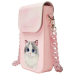 Nimmy Big Eyed Pet 2.0 Cat 3-in-1 Phone Bag + Wallet + Tracker &Uuml;mbris - Roosa