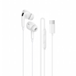 Borofone K&otilde;rvaklapid BM100 Pro Fuente koos mikrofon T&uuml;&uuml;p C (DAC) valge