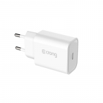 Crong USB-C Travel Charger 20 W PD seinalaadija, valge