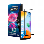 Crong 7D Nano Flexible Glass 9H kogu ekraani kattev h&uuml;briidne ekraanikaitse seadmele Xiaomi Redmi 10C