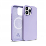 Crong Color Cover Magnetic &uuml;mbris seadmele iPhone 14 Pro Max, MagSafe'iga &uuml;hilduv, lilla