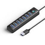 Orico PW7U-U3 jaotur 7x USB-A 3.0 + USB-C 5V/3A 1m must