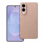 SILICONE MAG &Uuml;MBRIS compatible with MagSafe jaoks SAMSUNG S25 Edge roosa