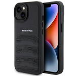 AMG Leather Debossed Lines &uuml;mbris jaoks iPhone 15 Plus - must