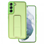 TEL PROTECT odinis prabangus dėklas su stovu skirtas Samsung Galaxy S22 Plus &ndash; mėtinai žalias