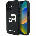 Karl Lagerfeld HC 3D Rubber Double Heads iPhone 16 &Uuml;mbris - must