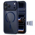 Tech-Protect Magpeak Magsafe CC &Uuml;mbris jaoks iPhone 17 Pro Max - Clear tumesinine sinine