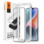 Spigen ALM Glass FC karastatud klaas iPhone 13 / 13 Pro / 14 jaoks - must