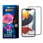 Crong 7D Nano Flexible Glass 9H kogu ekraani kattev h&uuml;briidne ekraanikaitse seadmele iPhone 13 Mini