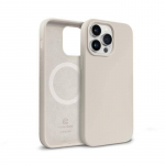 Crong Color Cover Magnetic &uuml;mbris seadmele iPhone 14 Pro Max, MagSafe'iga &uuml;hilduv, kivibeež