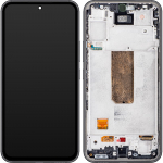 LCD ekraan Samsung A546 A54 5G 2023 puuteekraani ja raamiga Graphite originaal (kasutatud Grade B)