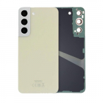 Galinis dangtelis suderinamas su Samsung S901 S22 / kreminis / (su kameros lę&scaron;iu) OEM