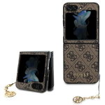 Guess 4G Charms Collection &uuml;mbris jaoks Samsung Galaxy Z Flip 5 - brown