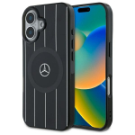 Mercedes MB Double Layer Crossed Lines MagSafe &uuml;mbris jaoks iPhone 16 - must